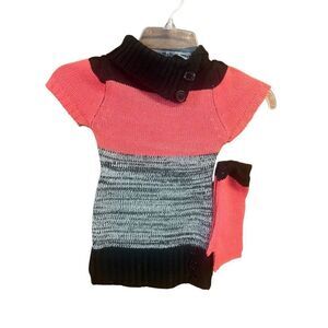 Dollhouse Toddler Sweater Dress With gloves Sz 2T NWT
